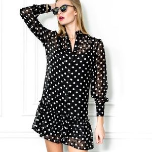 The Shirt by Rochelle Behrens Dot Dress M